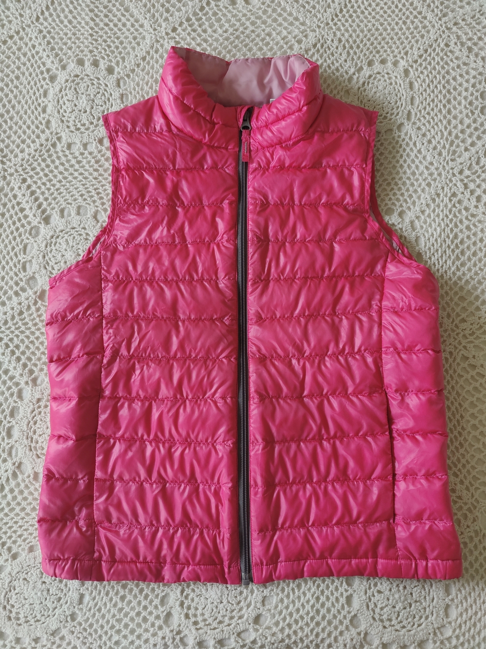 Uniqlo Pink Puffer Down Vest